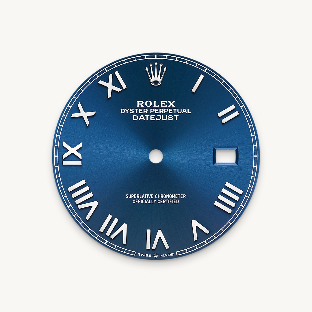 rolex datejust in oystersteel, m126300-0029 - bright blue dial - ben bridge