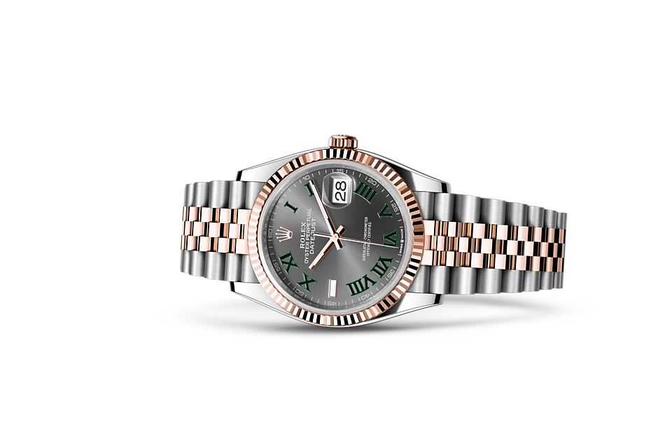 Rolex Datejust 36 Datejust Oyster, 36 mm, Oystersteel and Everose gold - M126231-0029 at Ben Bridge