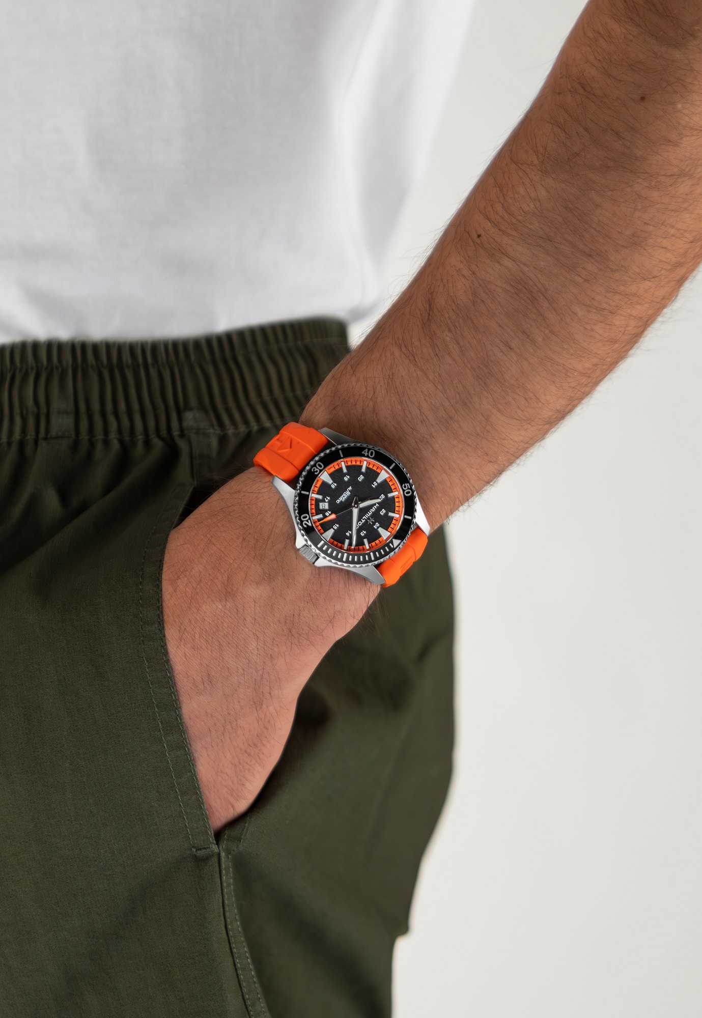Hamilton Khaki Navy Scuba Auto Black Dial Watch, 40mm