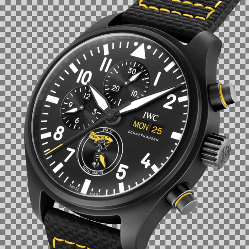 IWC Pilot's Watch Chronograph Edition Royal Maces Black Dial Watch
