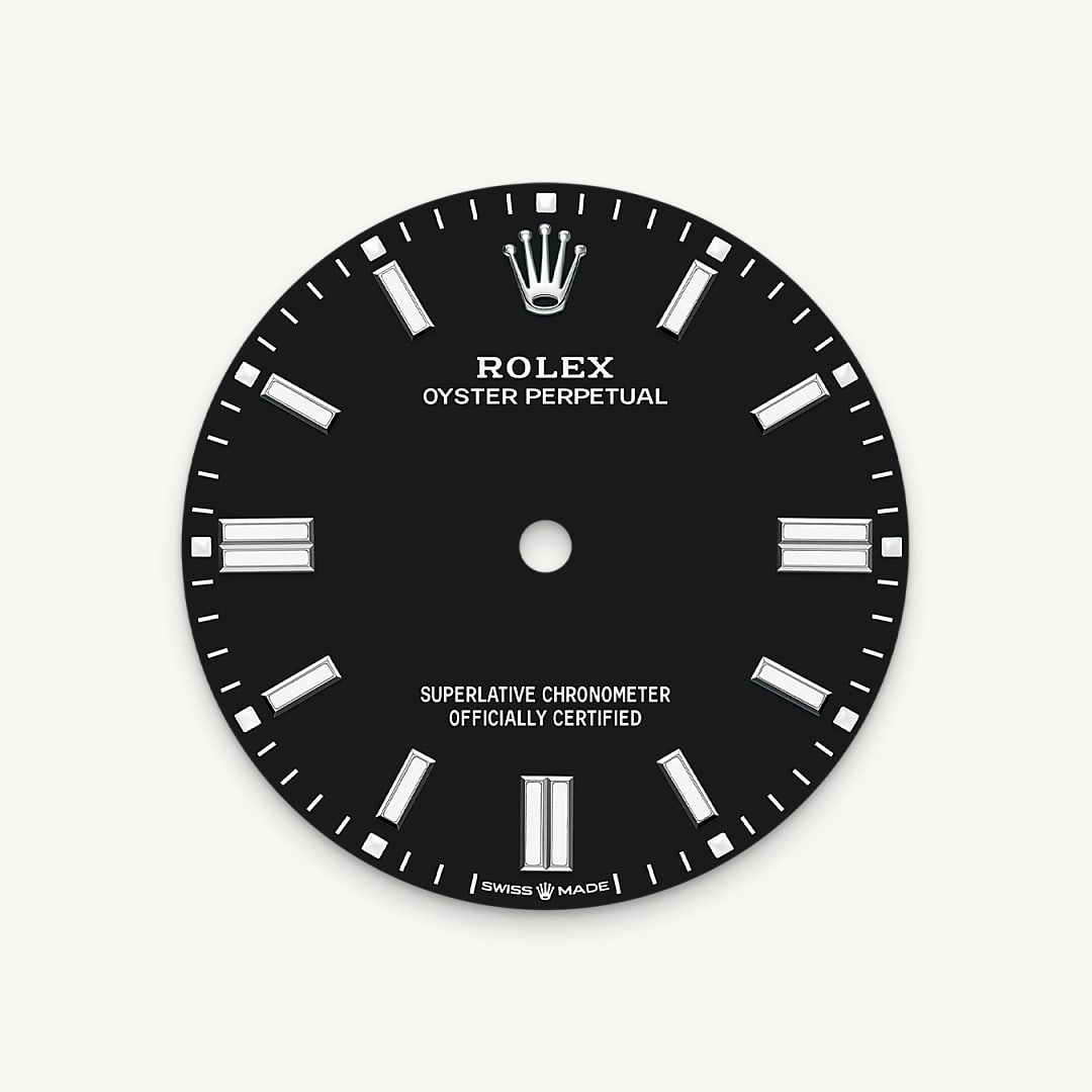 rolex oyster perpetual in oystersteel, m126000-0014 - black dial - ben bridge