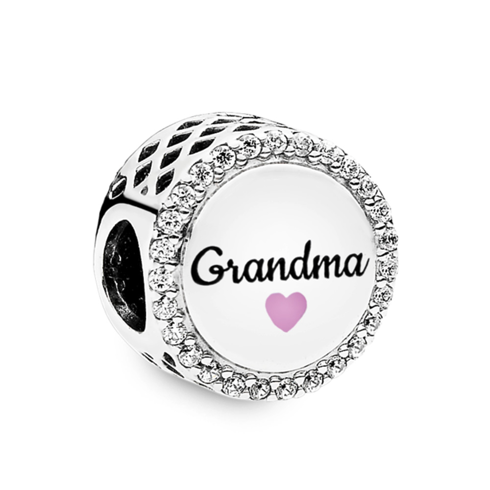 Pandora Grandma Cz Charm Eng7916cz 53 Ben Bridge Jeweler