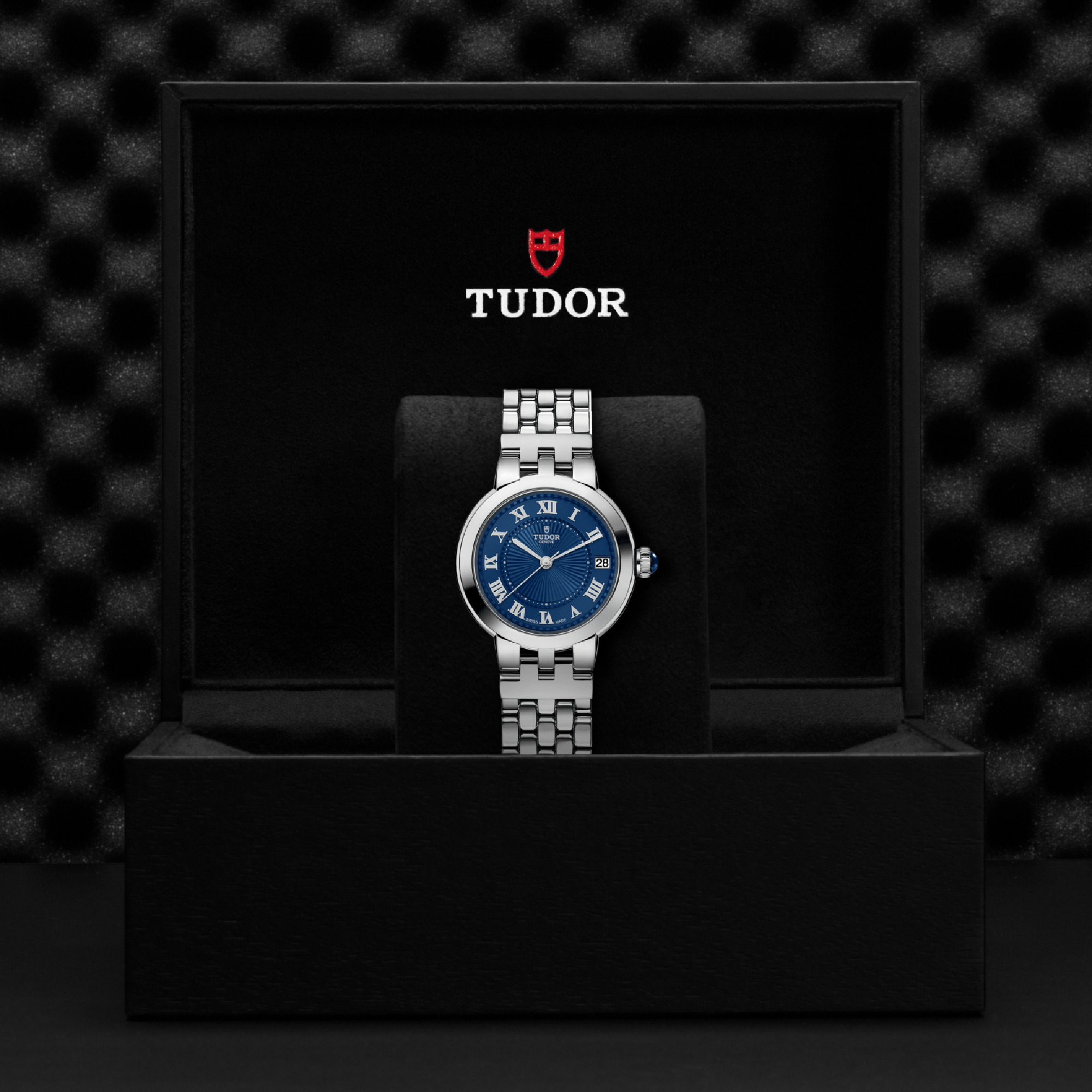 TUDOR Clair de Rose Blue Dial watch, 34mm