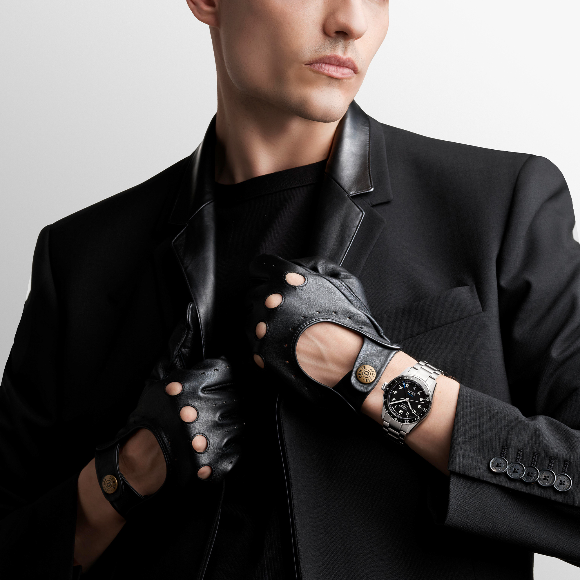 Longines Spirit Zulu Time Black Dial Watch, 39mm
