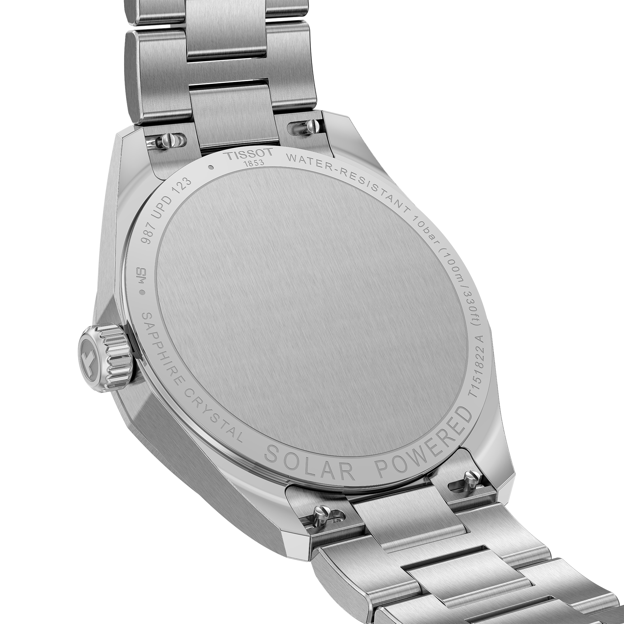TISSOT PRC 100 Solar Silver Dial Watch, 34mm