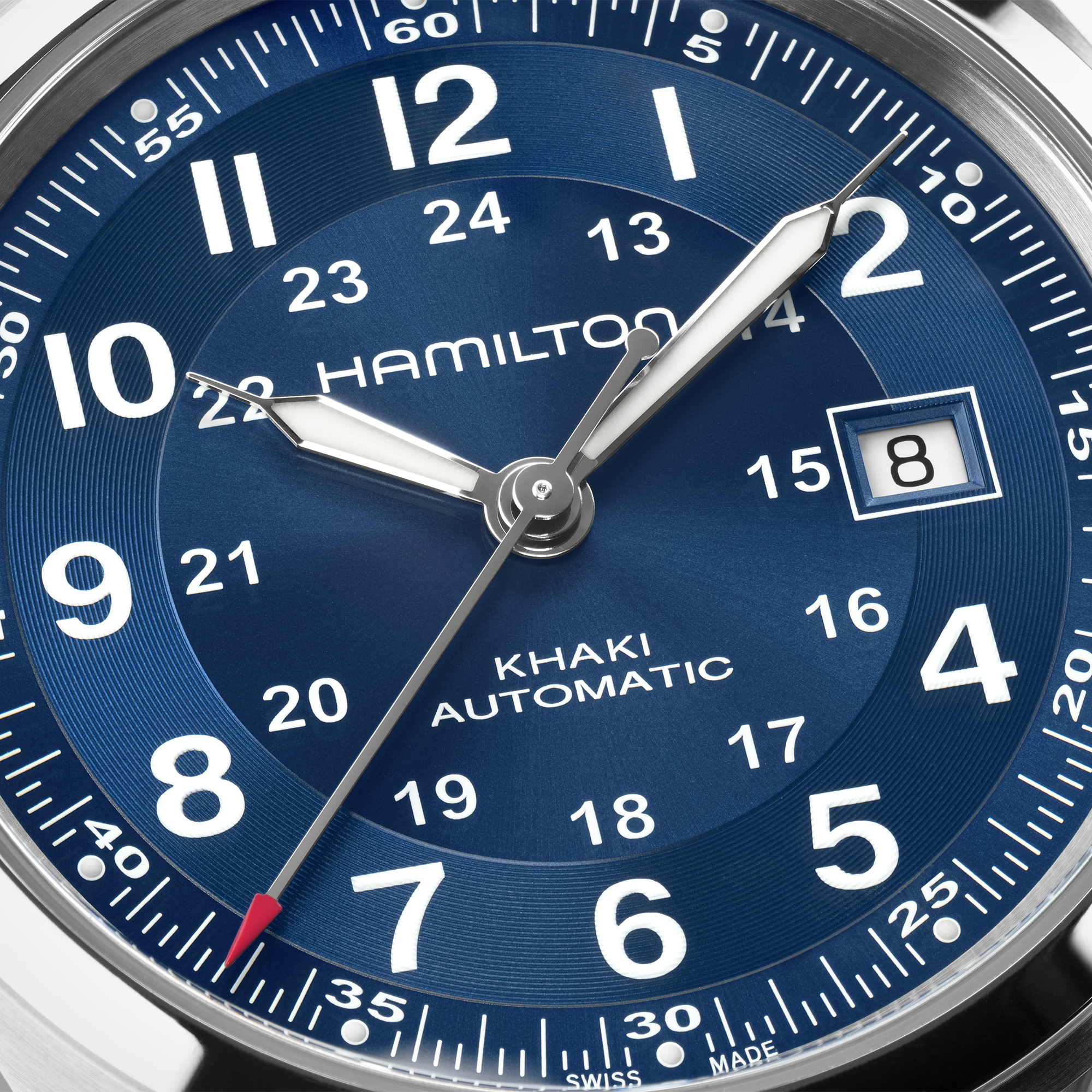 Hamilton Khaki Field Auto Blue Dial Watch, 42mm