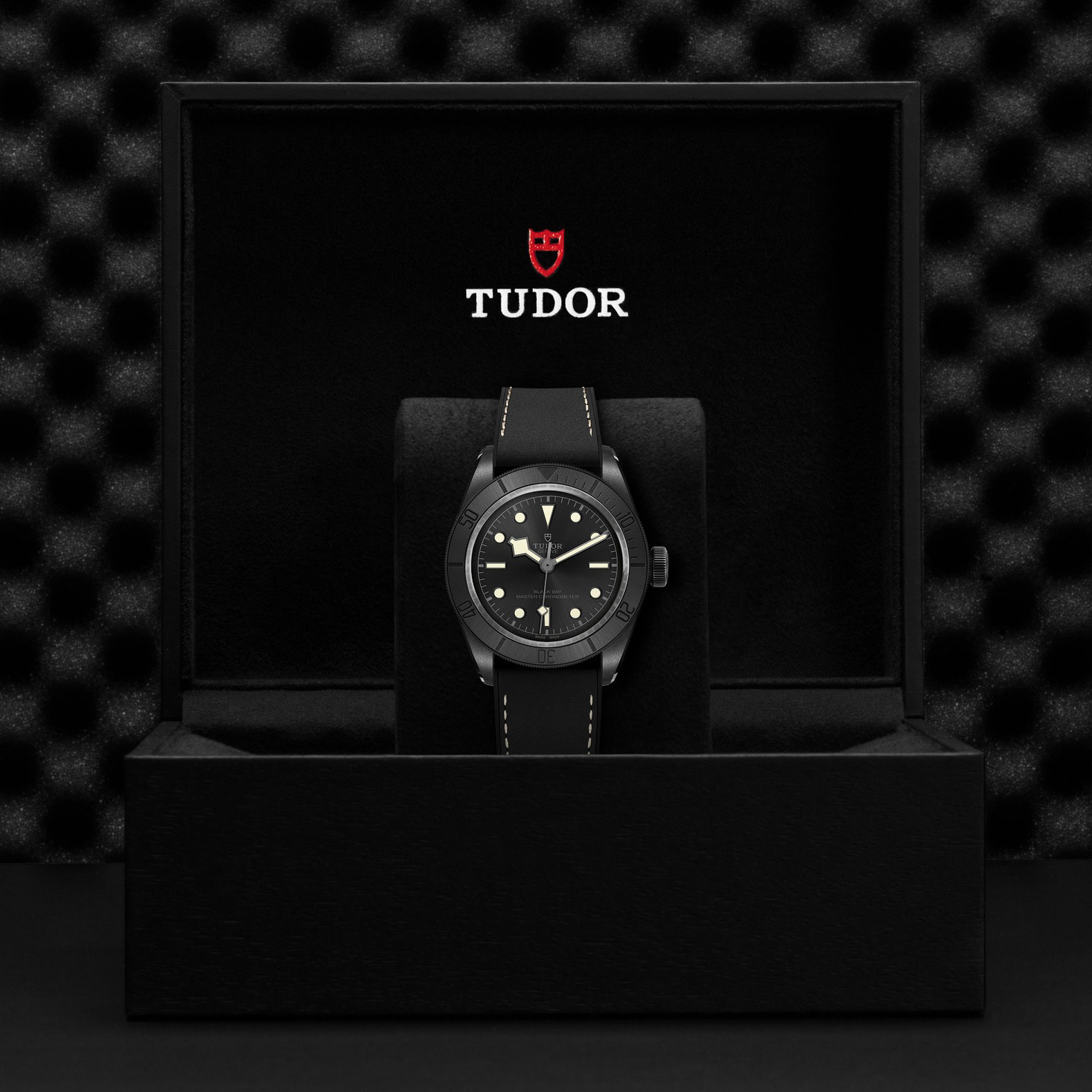 TUDOR Black Bay Ceramic Black Dial Watch, 41mm