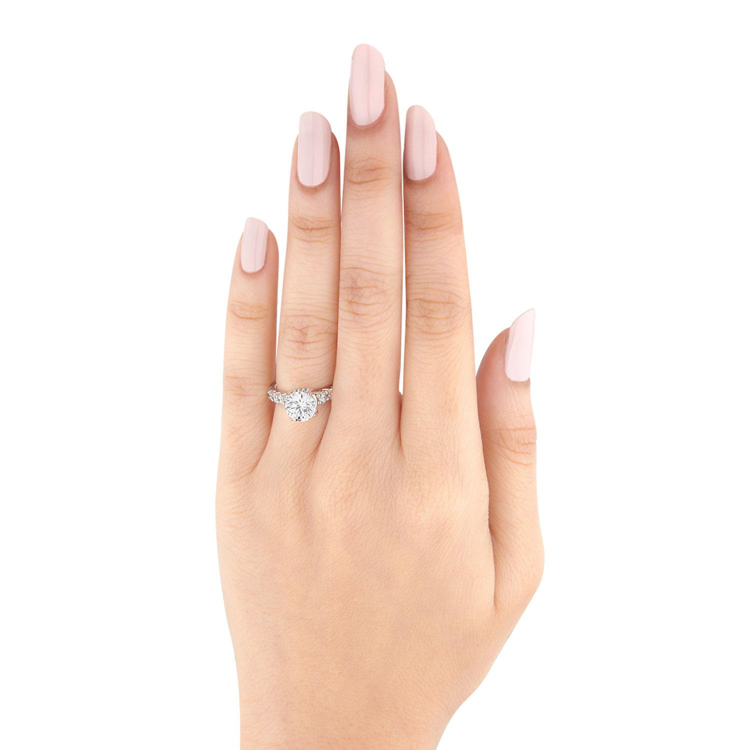 Bella Ponte Engagement Ring Setting in Platinum