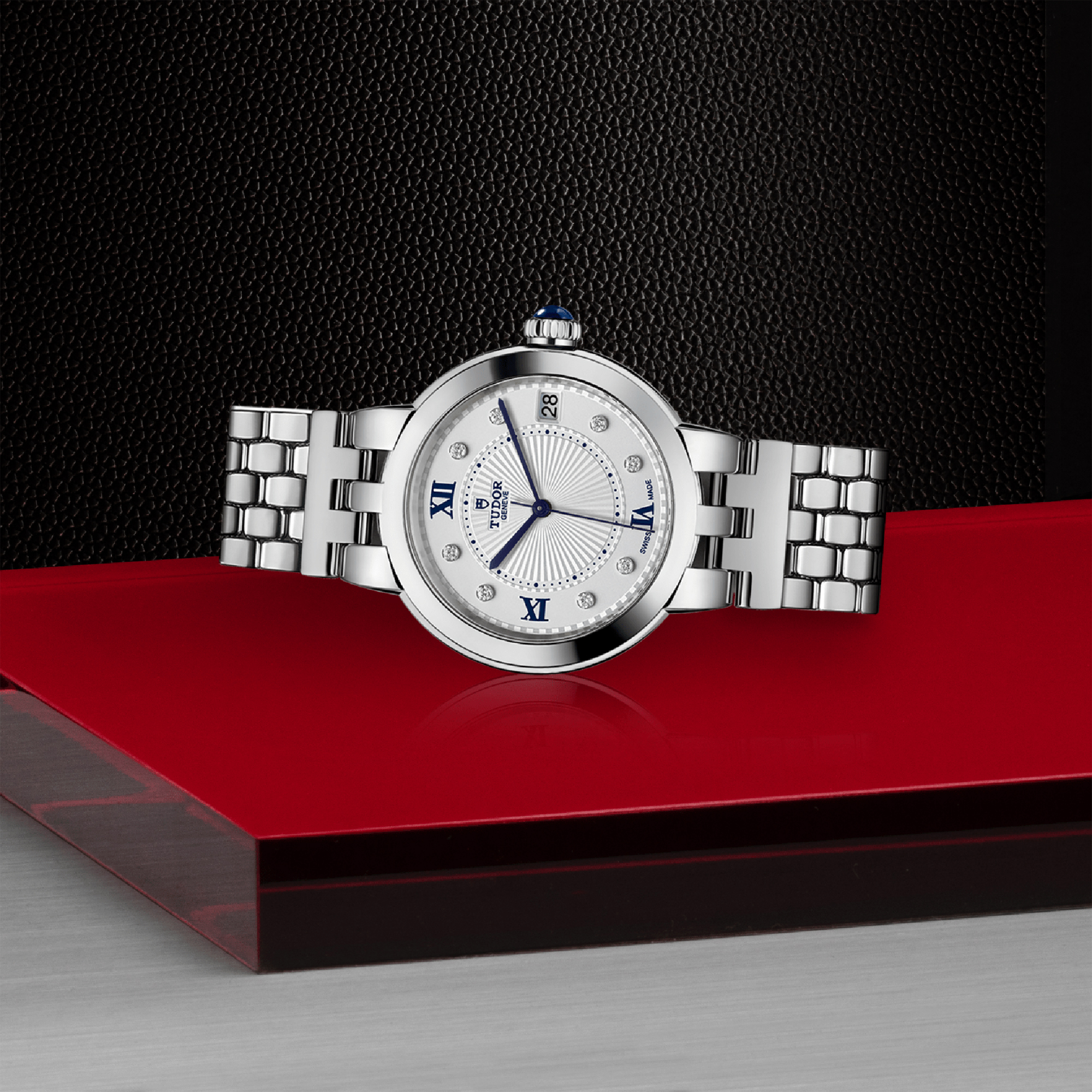 TUDOR Clair de Rose White Dial Watch, 34mm