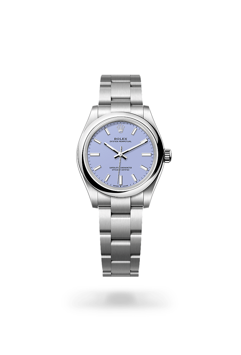 rolex oyster perpetual in oystersteel, m277200-0014 - ben bridge