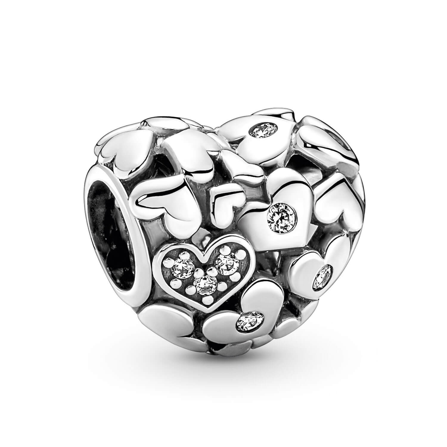 Pandora Sparkling CZ Openwork Heart 
