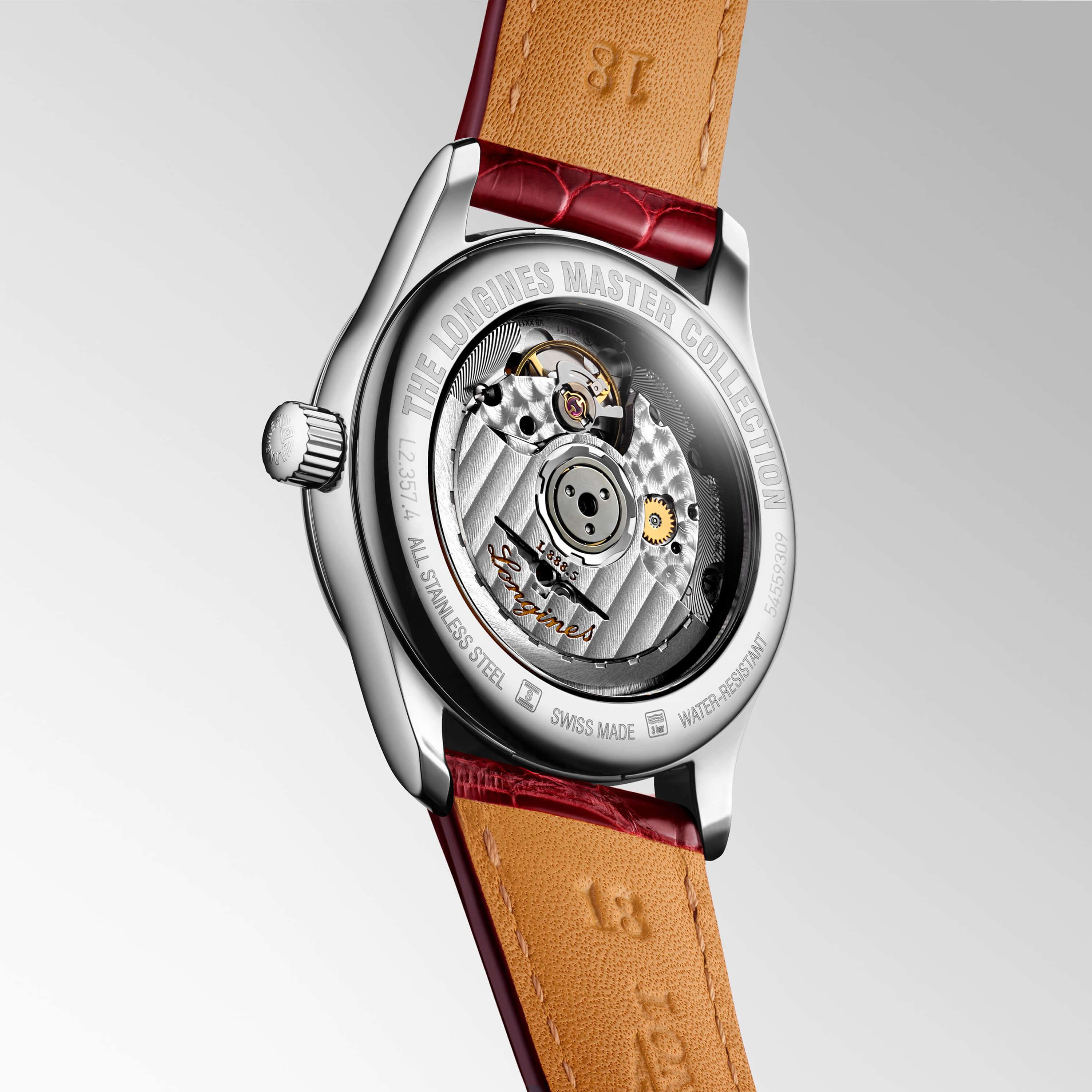 Longines Master Collection White Dial Watch, 34mm