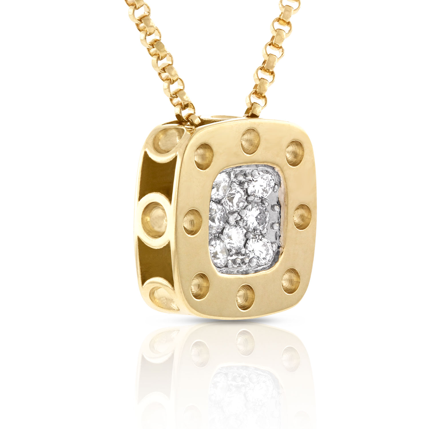 Roberto Coin Diamond Pendant 18K 777922AJ18X0 Ben Bridge Jeweler