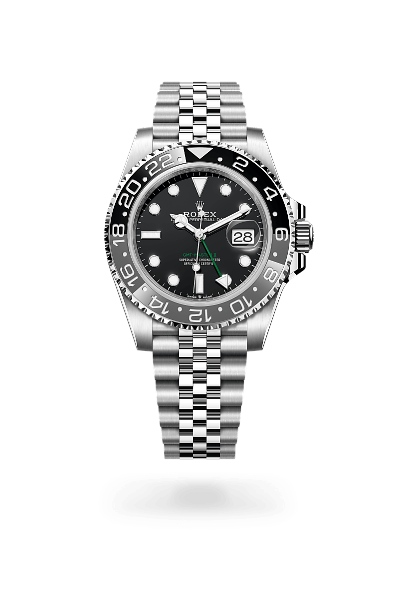 rolex gmt-master ii in oystersteel, m126710grnr-0003 - ben bridge