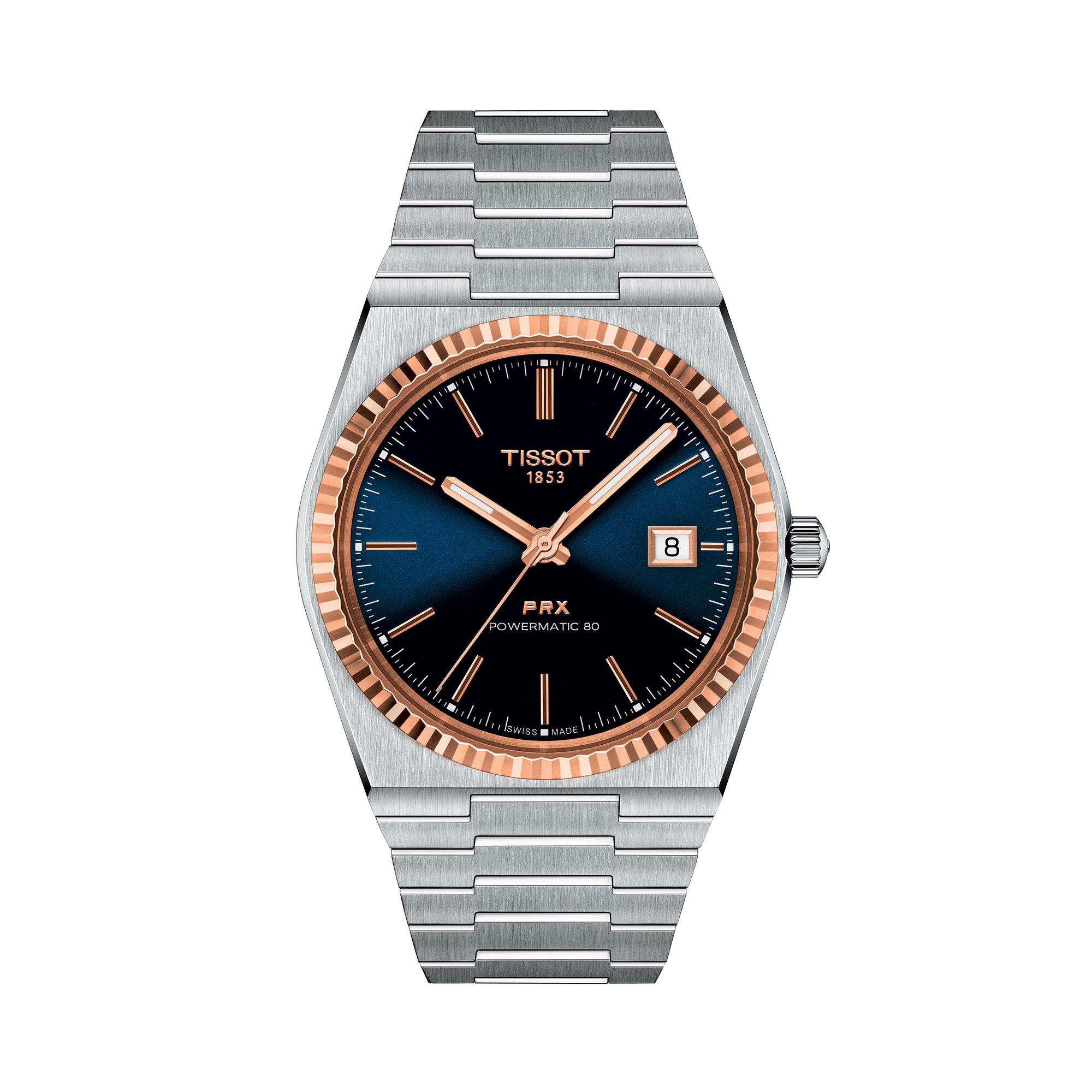 TISSOT PRX Blue Dial Watch, 40mm