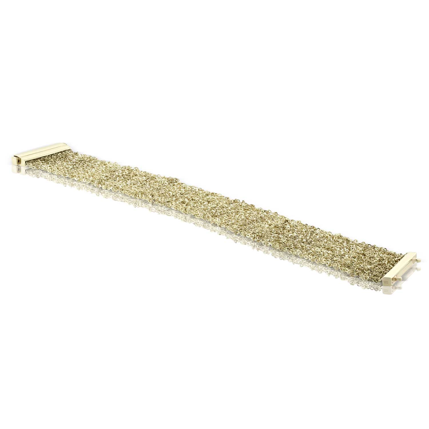 Toscano Woven 'Silk' Bracelet 14K