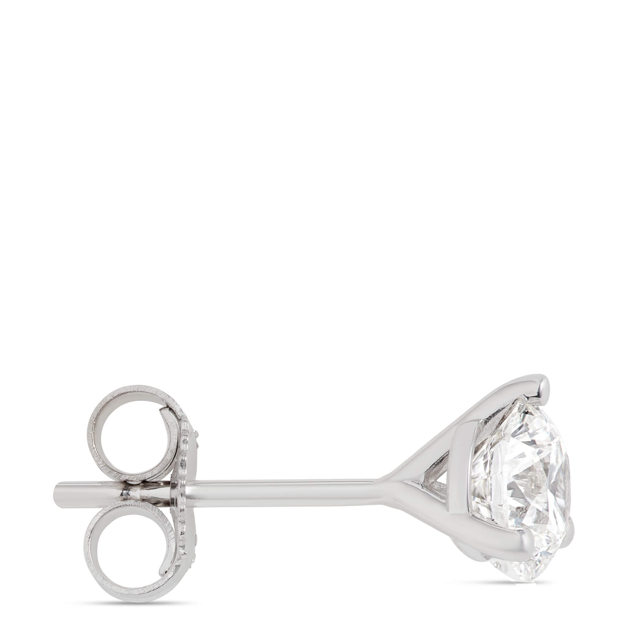 Ben Bridge Signature Diamond Stud Earrings 18K, 1 ctw.