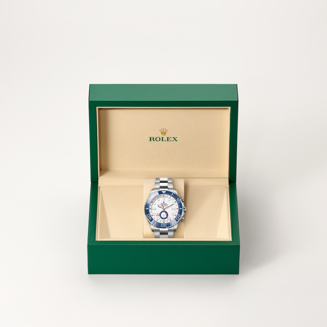 rolex yacht-master ii in oystersteel, m126680-0001 - in rolex box - ben bridge