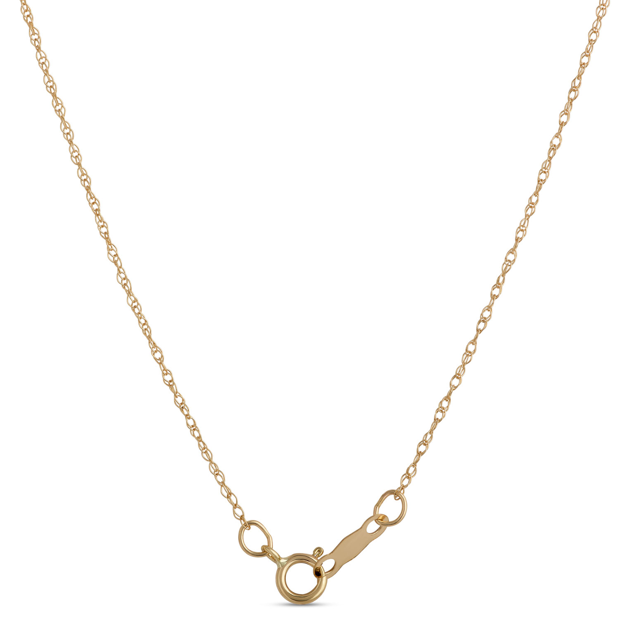 Classic Citrine Three-Prong Pendant Necklace, 14K Yellow Gold