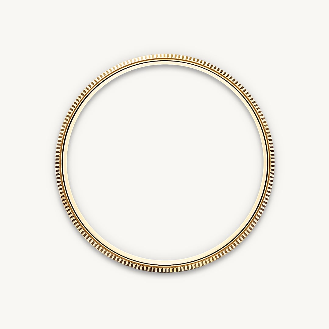 rolex 1908 in 18 ct yellow gold, m52508-0008 - domed and fluted bezel - ben bridge