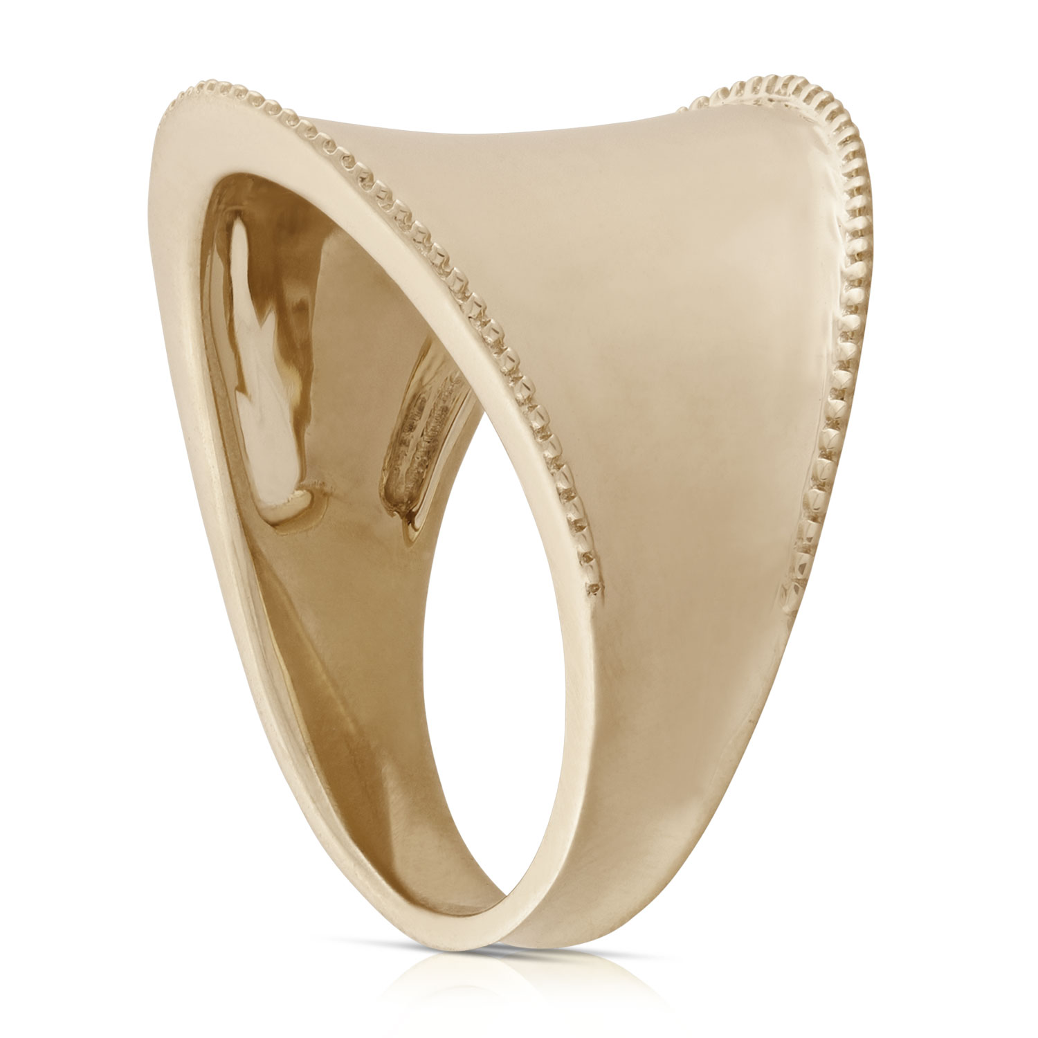 Beaded Edge Ring 14K Ben Bridge Jeweler