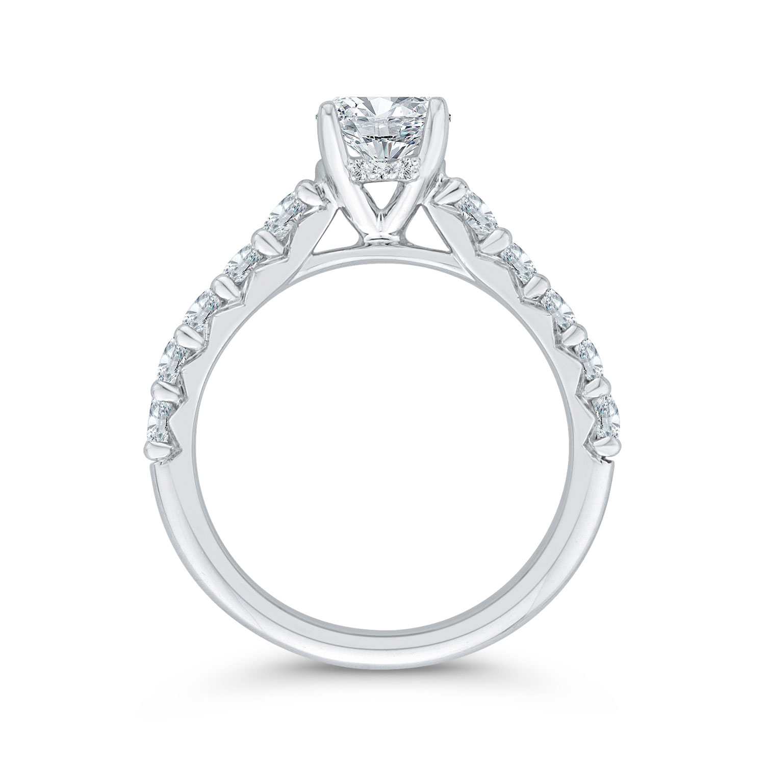Bella Ponte Engagement Ring Setting in Platinum