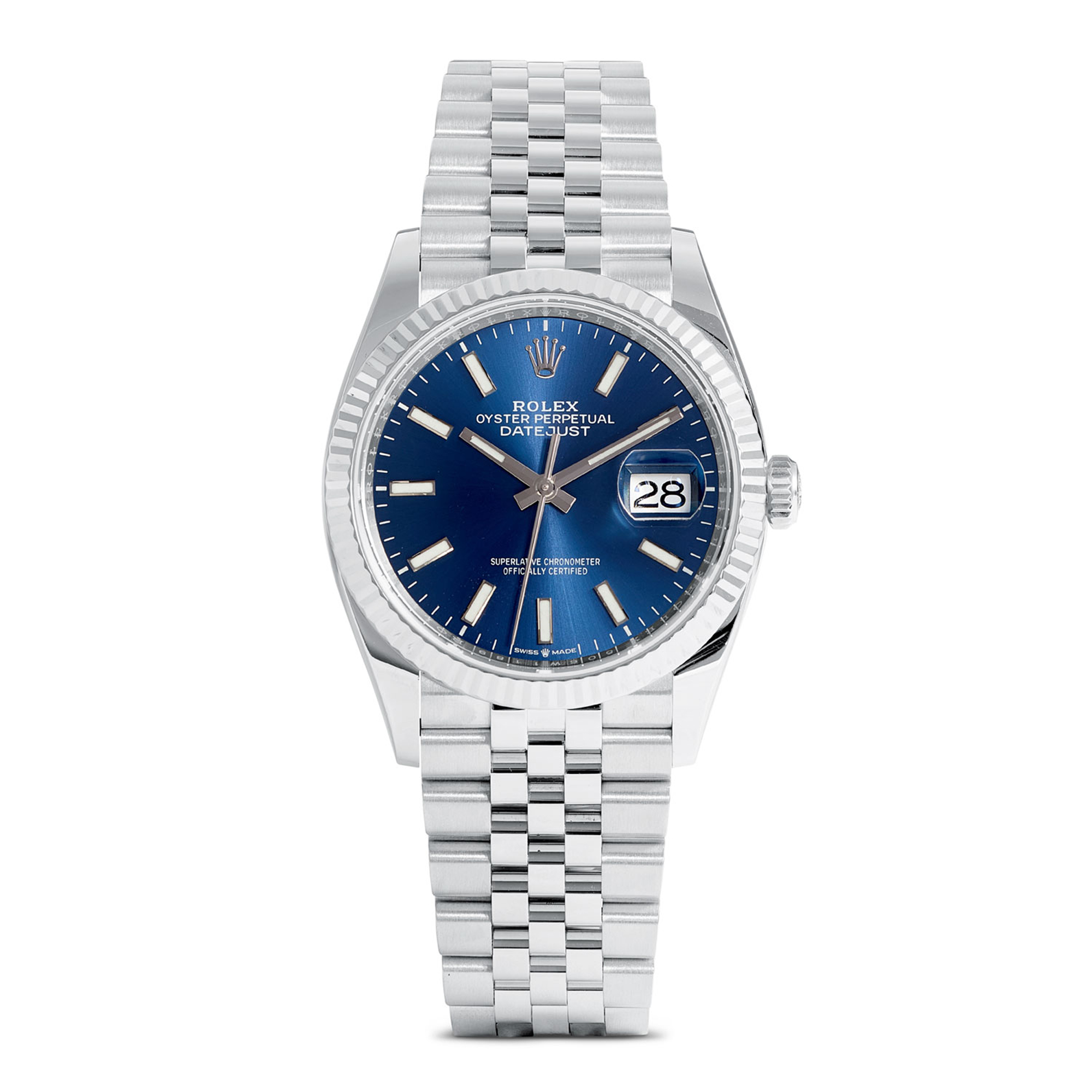 Pre-Owned Rolex Datejust, Blue Dial 36mm image number 0