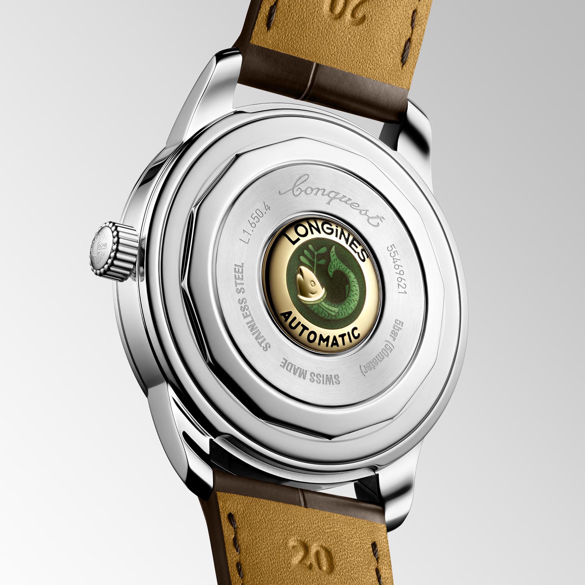 Longines Conquest Heritage Brown Dial Watch, 40mm