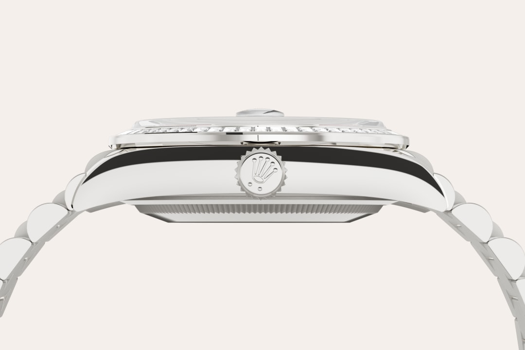 rolex day-date in 18 ct white gold, m128399tbr-0029 - 18 ct white gold - ben bridge