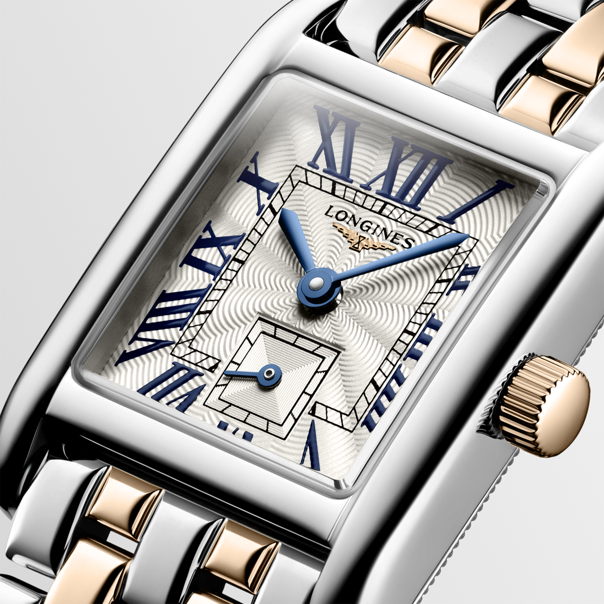 Longines Mini DolceVita Silver Dial Watch, 21.50 X 29.00mm