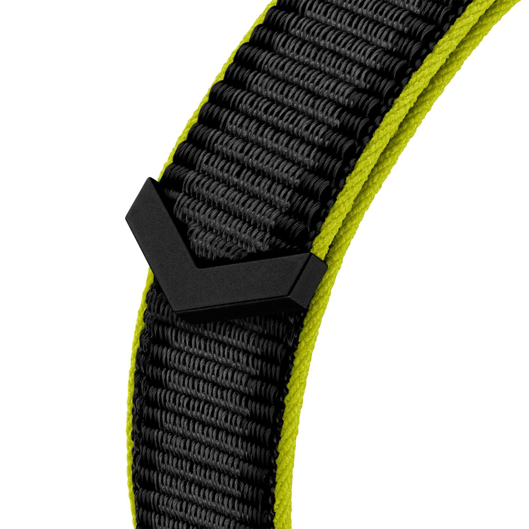 TAG Heuer Calibre E5 Lime & Black Running Textile Strap, 45mm