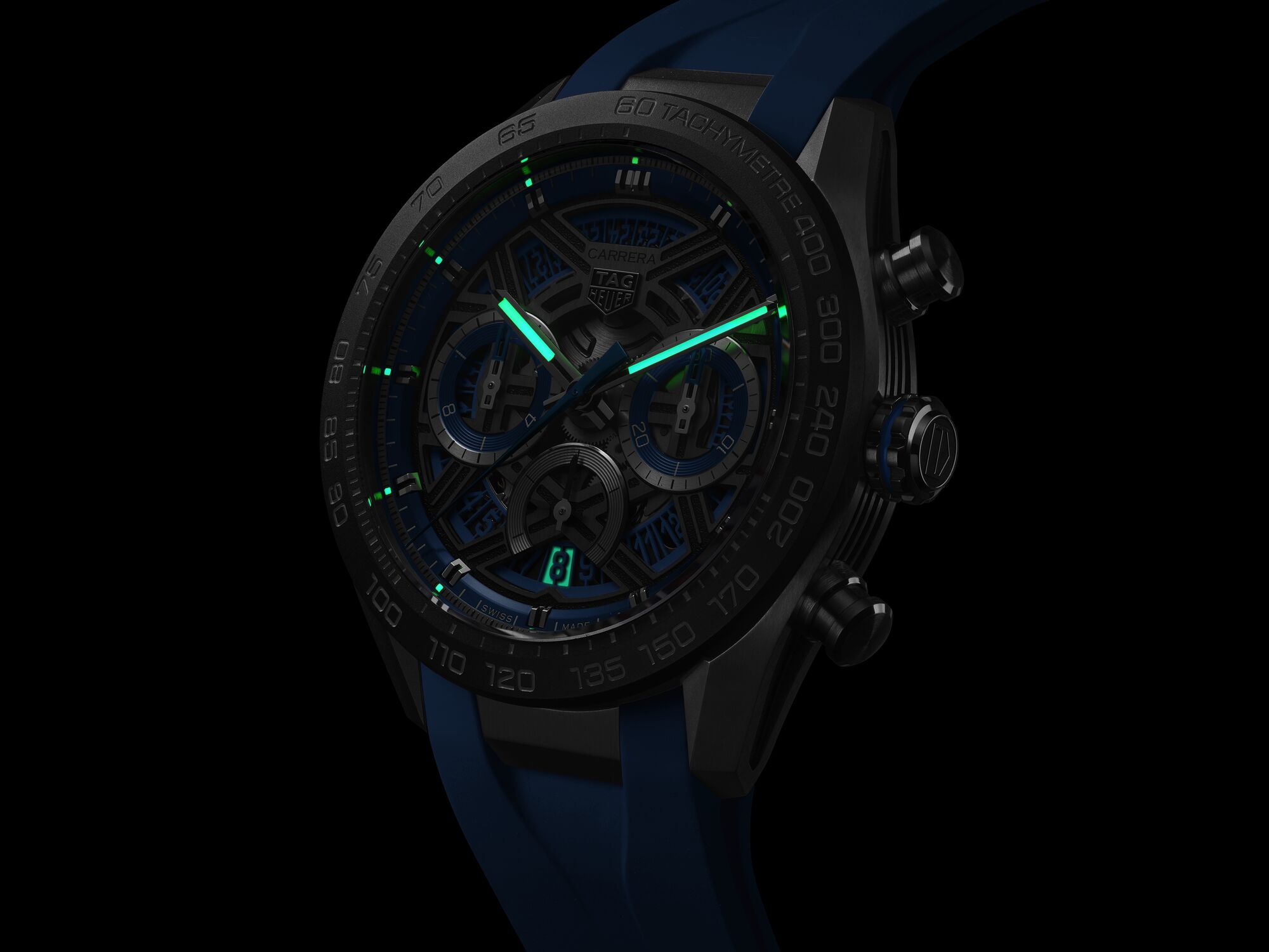 TAG Heuer Carrera Chronograph Extreme Sport Blue Dial, 44mm