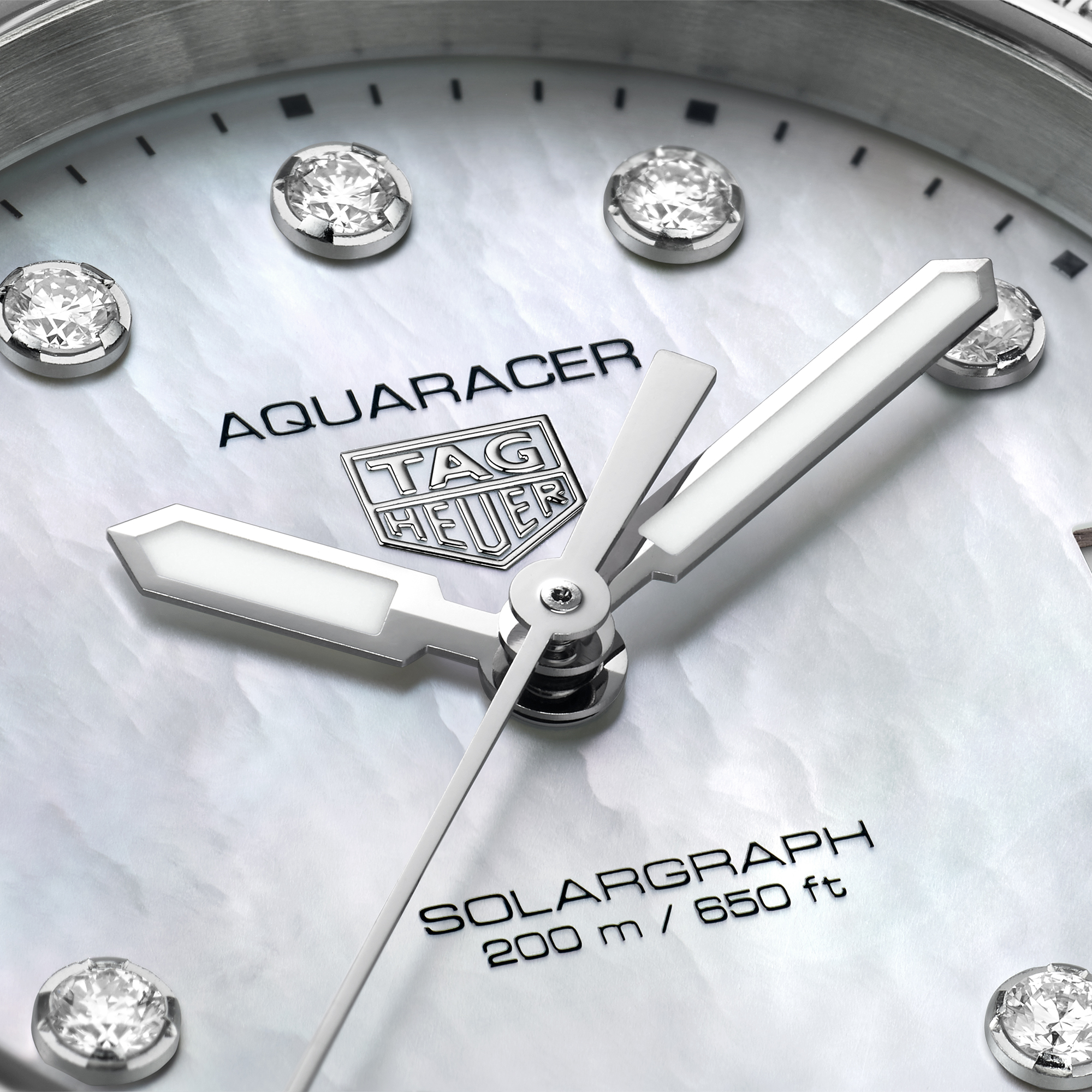 TAG Heuer Aquaracer Professional 200 Solargraph White Dial, 34mm