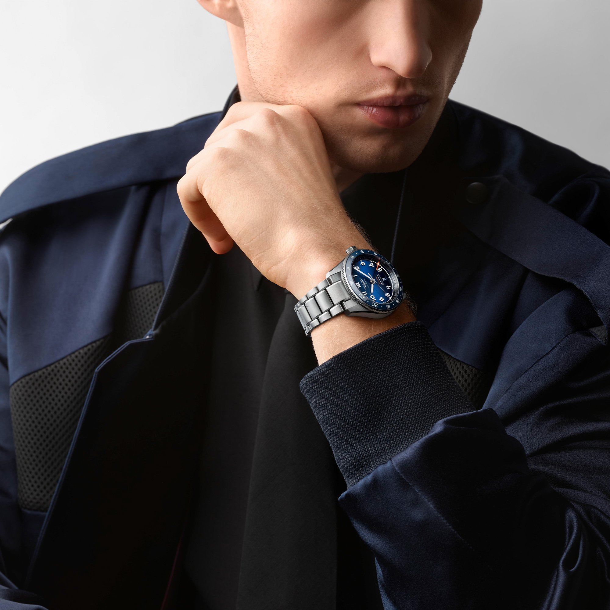 Longines Spirit Zulu Blue Dial Watch, 42mm