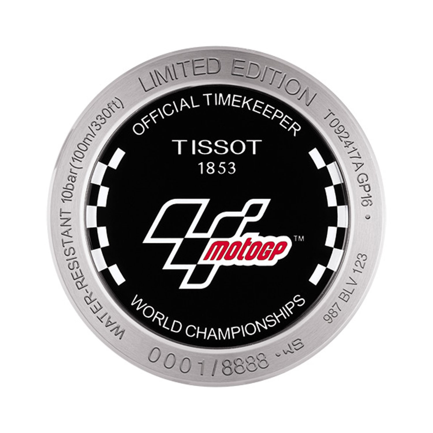TISSOT T-Race MotoGP 2016 Black Dial Watch, 45mm
