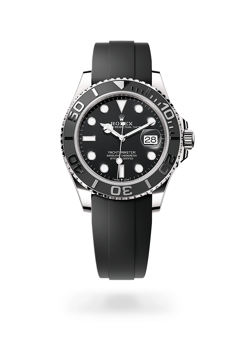 rolex yacht-master in 18 ct white gold, m226659-0002 - ben bridge