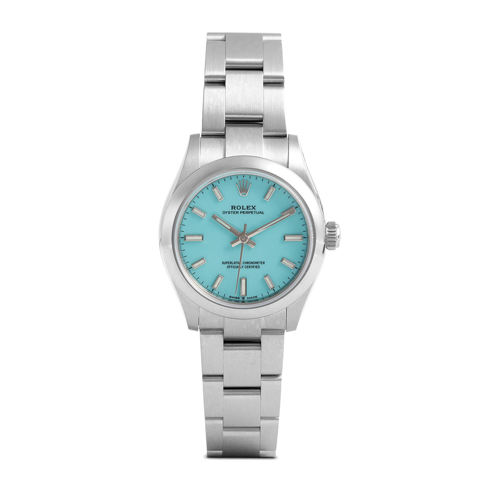 Pre-Owned Rolex Oyster Perpetual, Turquoise Dial, 31mm image number 0