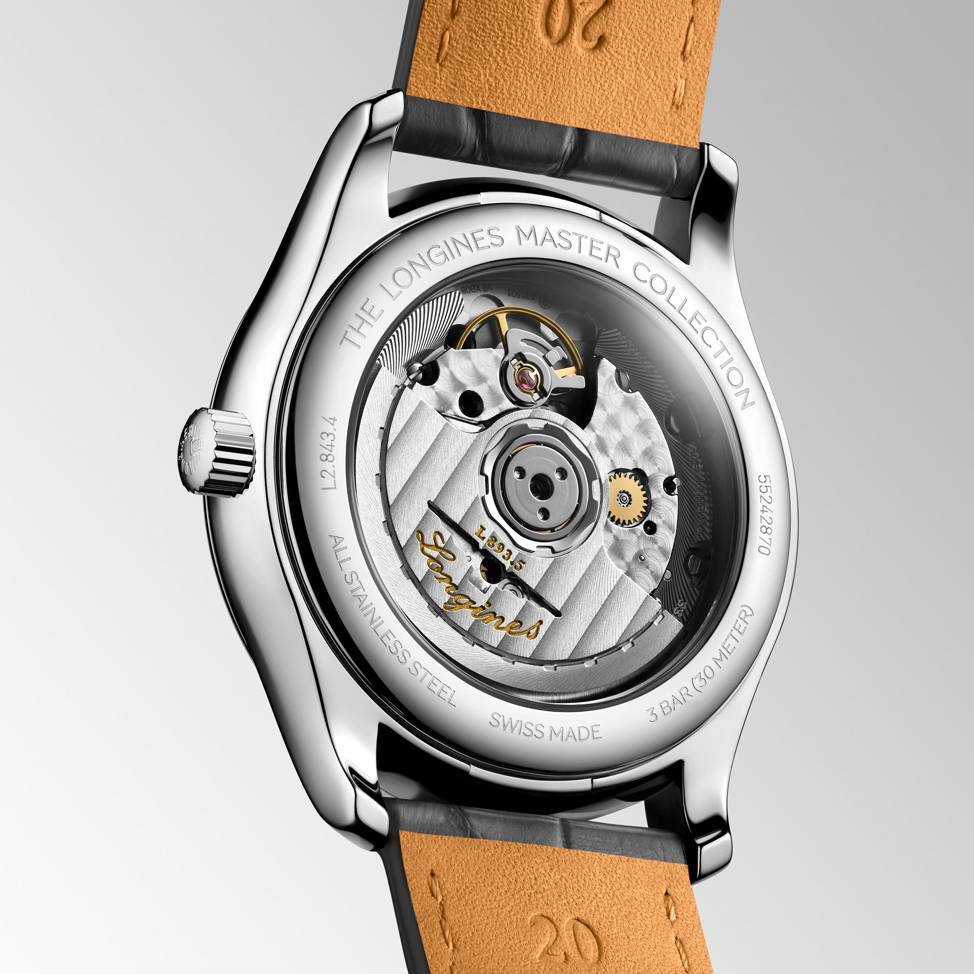 Longines Master Collection Silver Dial Watch, 38.5mm