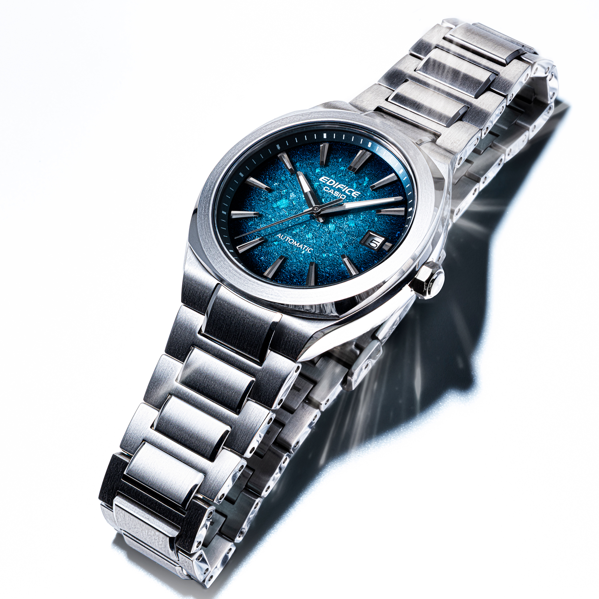 Casio Edifice Automatic Blue Dial Watch, 38mm