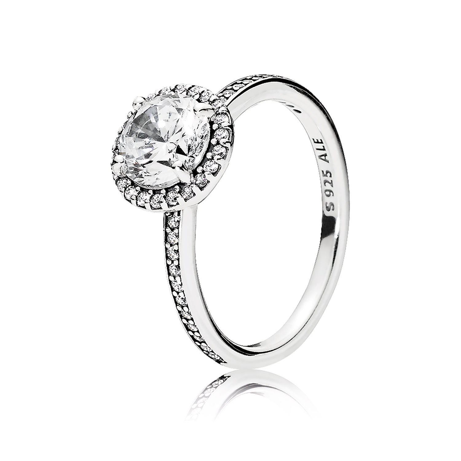 Pandora Classic Elegance CZ Ring 196250CZ Ben Bridge Jeweler