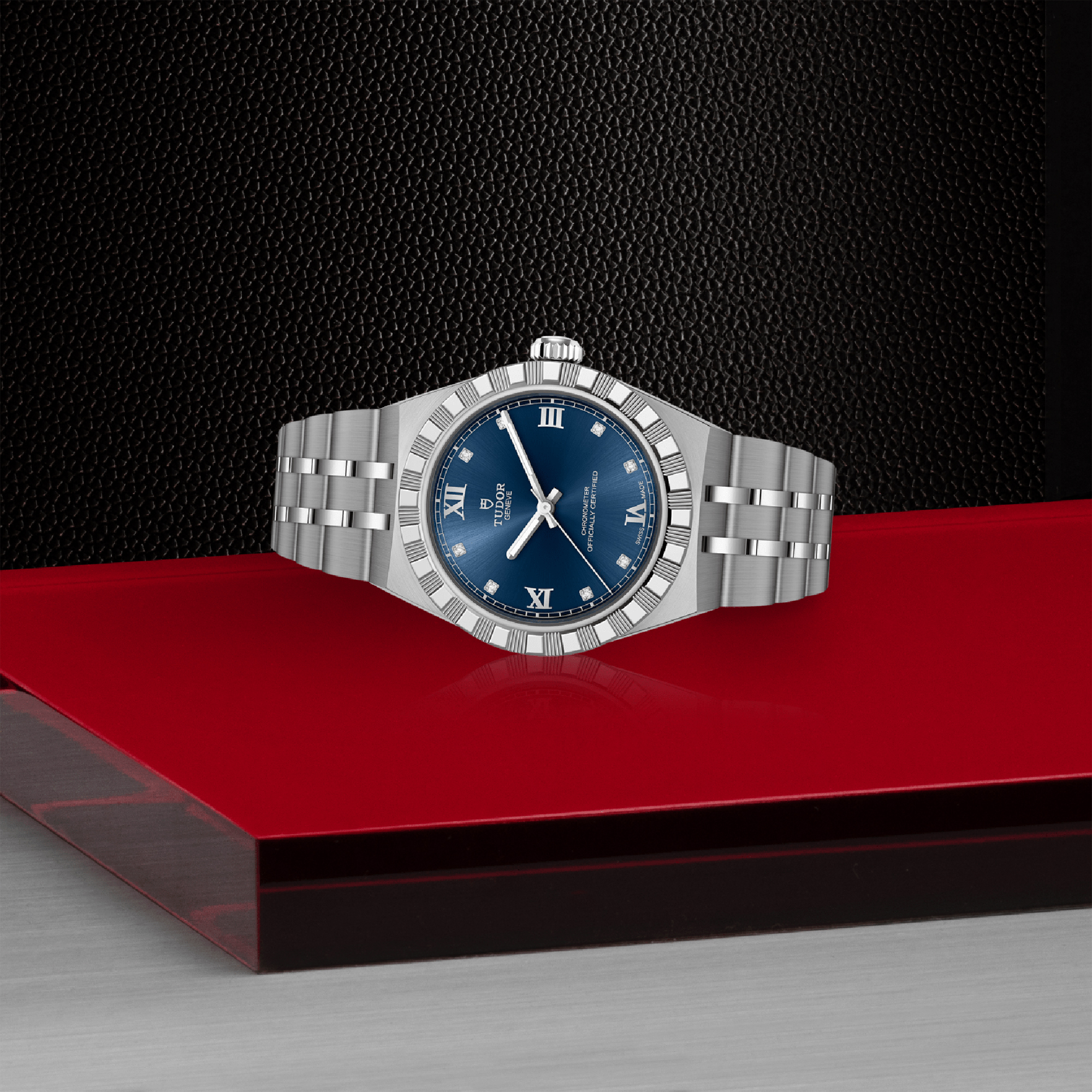 TUDOR Royal Blue Dial Watch, 30mm