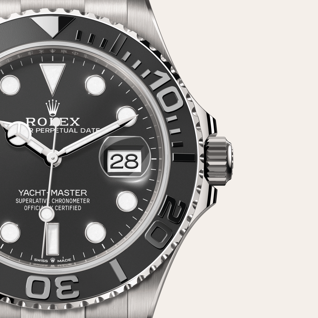 rolex yacht-master in rlx titanium, m226627-0001 - watch dial - ben bridge