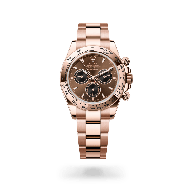 rolex cosmograph daytona in 18 ct everose gold, m126505-0005 - ben bridge