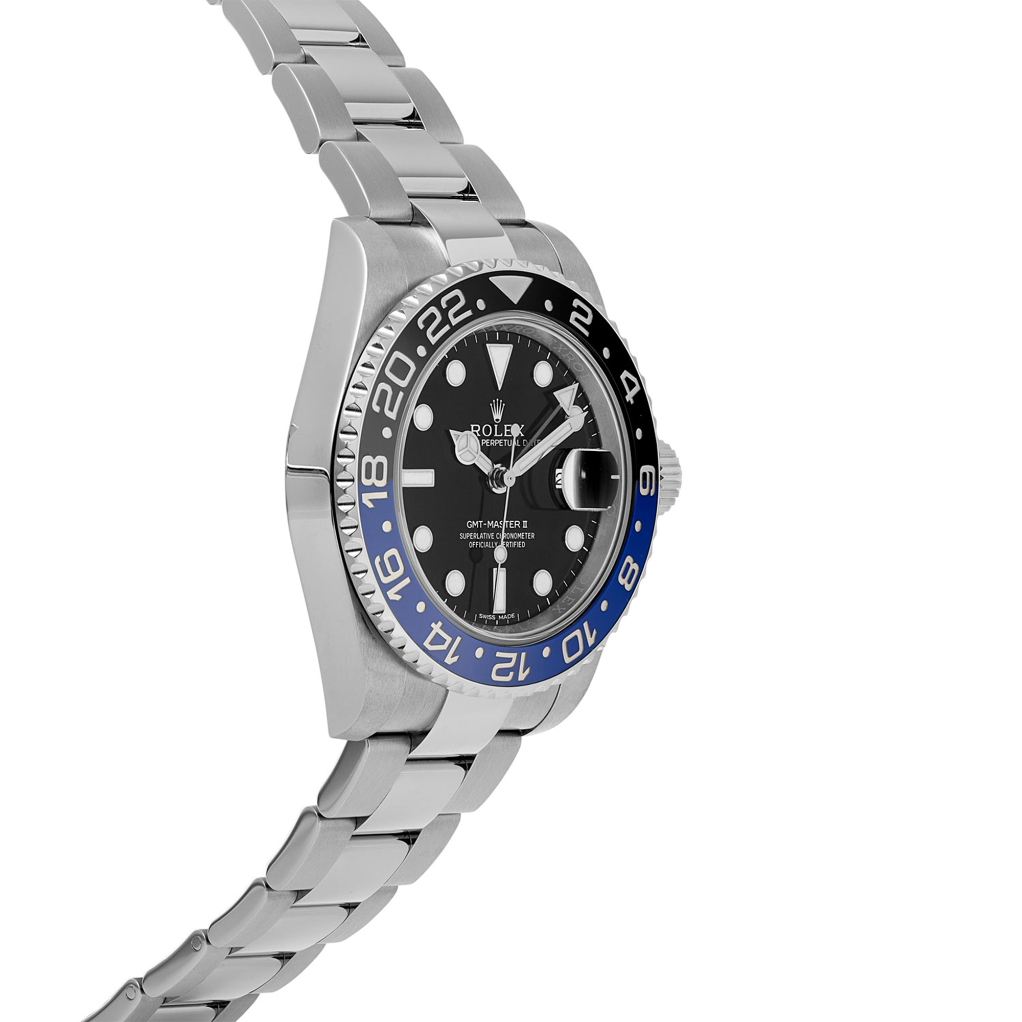Pre Owned Rolex GMT Master II, Black Dial, 40mm image number 2