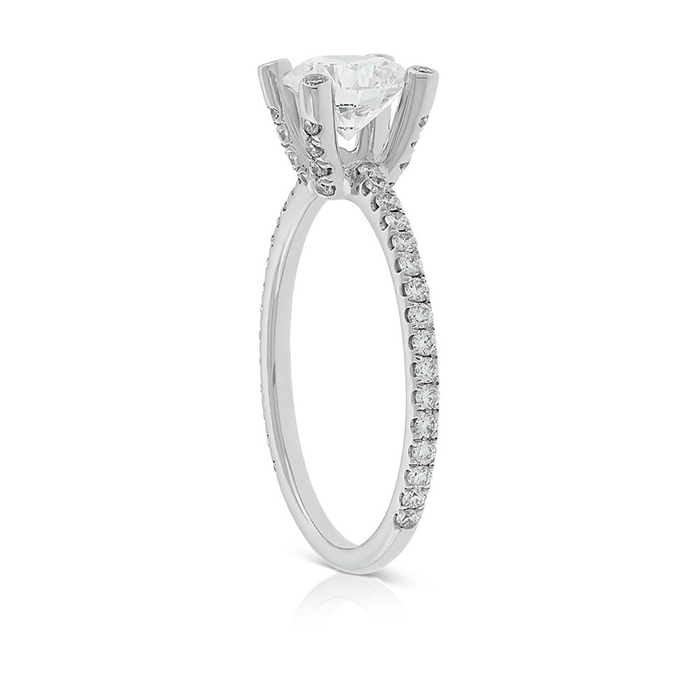 Signature Forevermark Diamond Prong Ring 18K Ben Bridge Jeweler