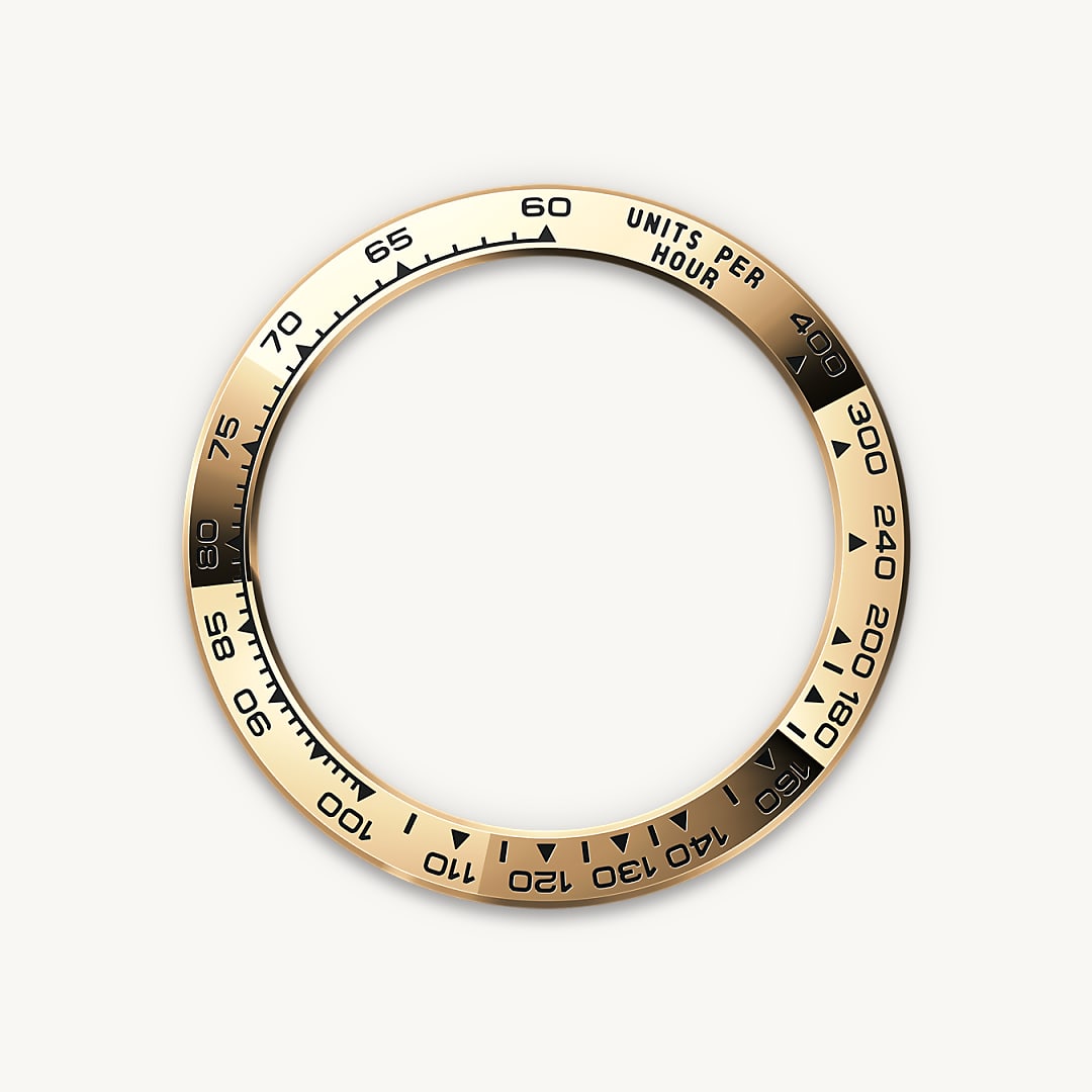 rolex cosmograph daytona in yellow rolesor - combination of oystersteel and yellow gold, m126503-0001 - the tachymetric scale - ben bridge