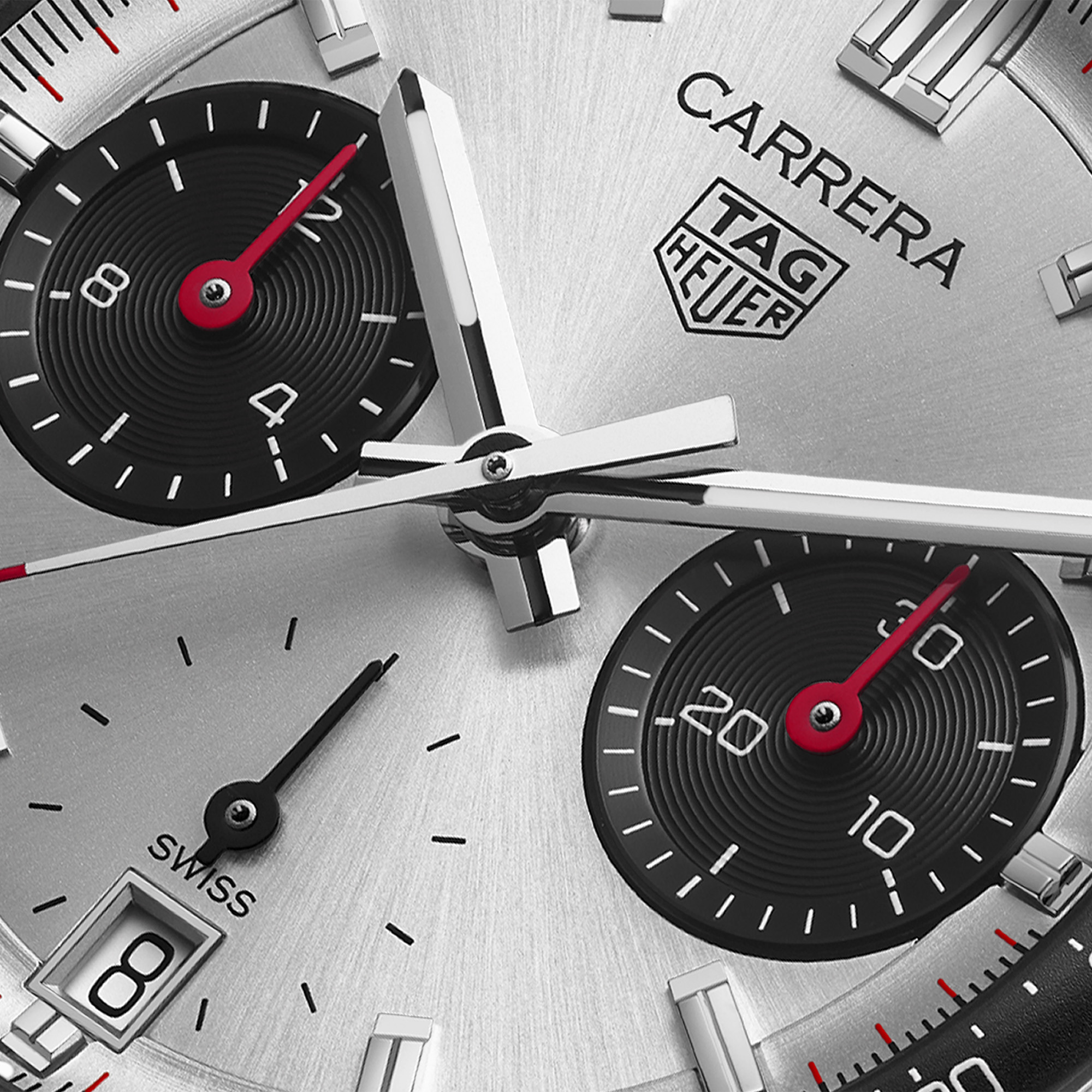TAG Heuer Carrera Chronograph White Dial Watch, 39mm