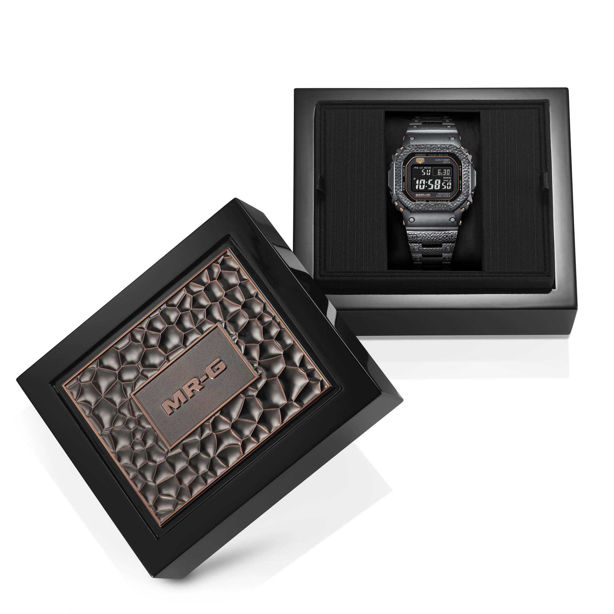 G-Shock MR-G Series Digital Black Dial Watch, 49.4mm x 43.2mm