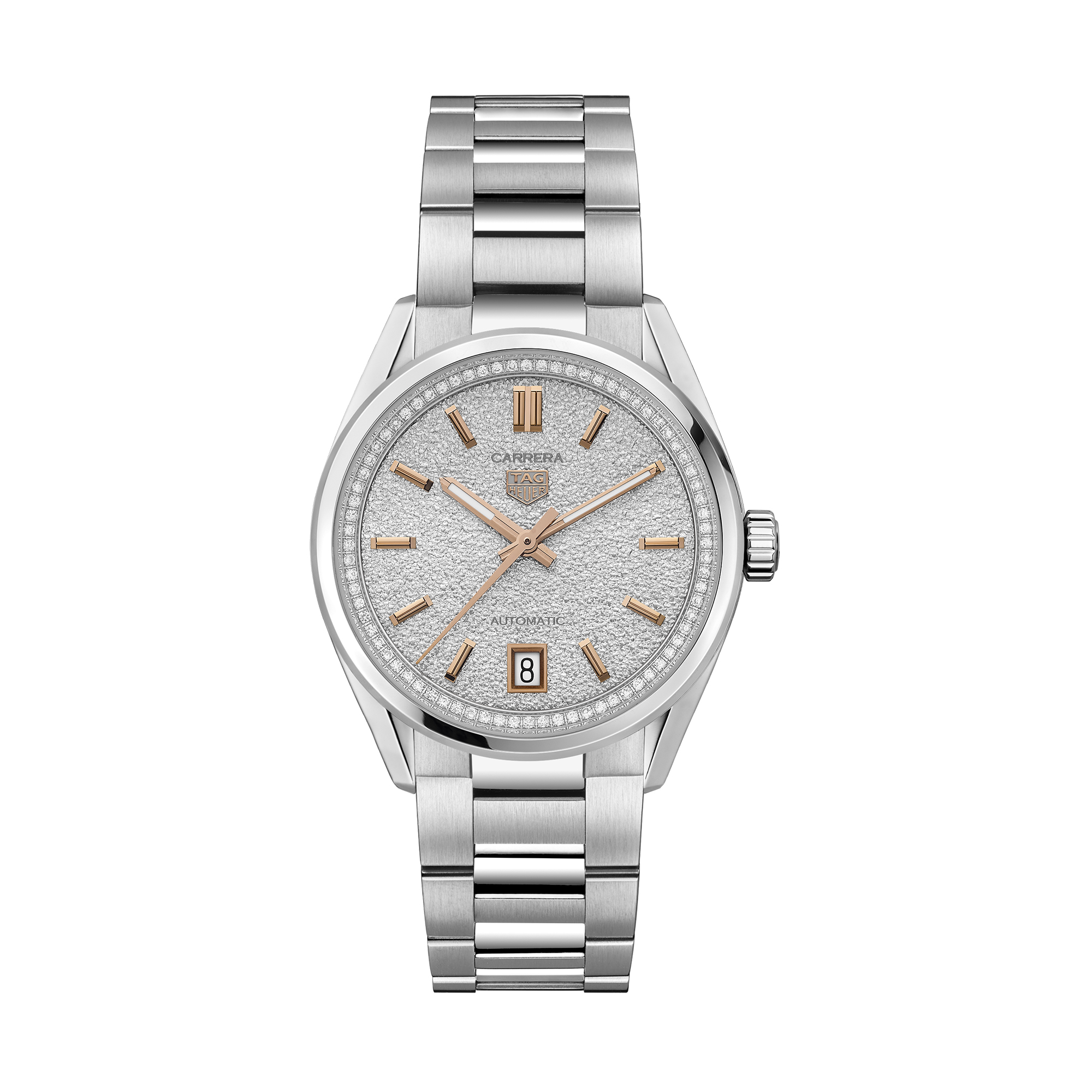 TAG Heuer Carrera White Dial Watch, 36mm