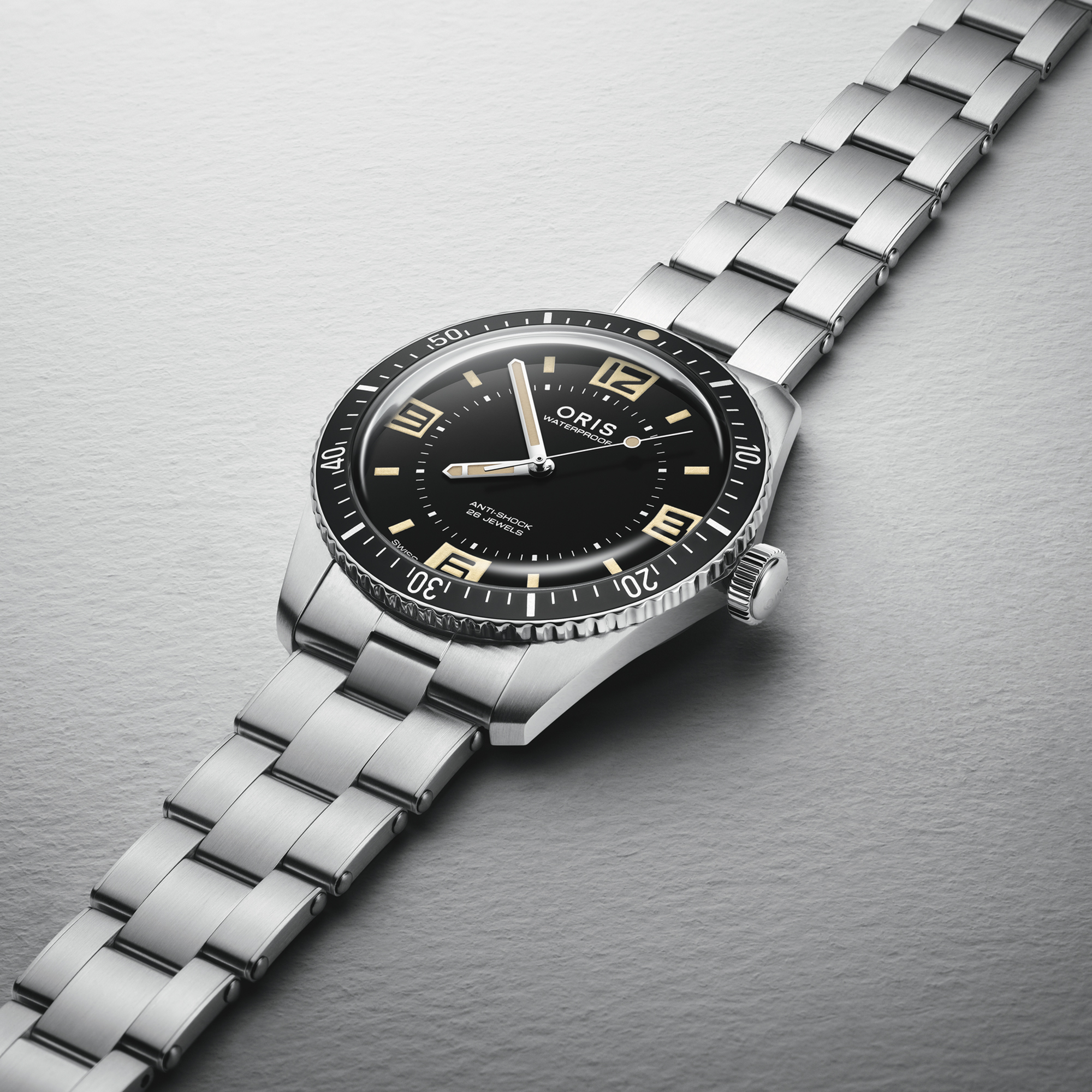 Oris Divers 60th Anniversary Edition Black Dial Watch, 40mm